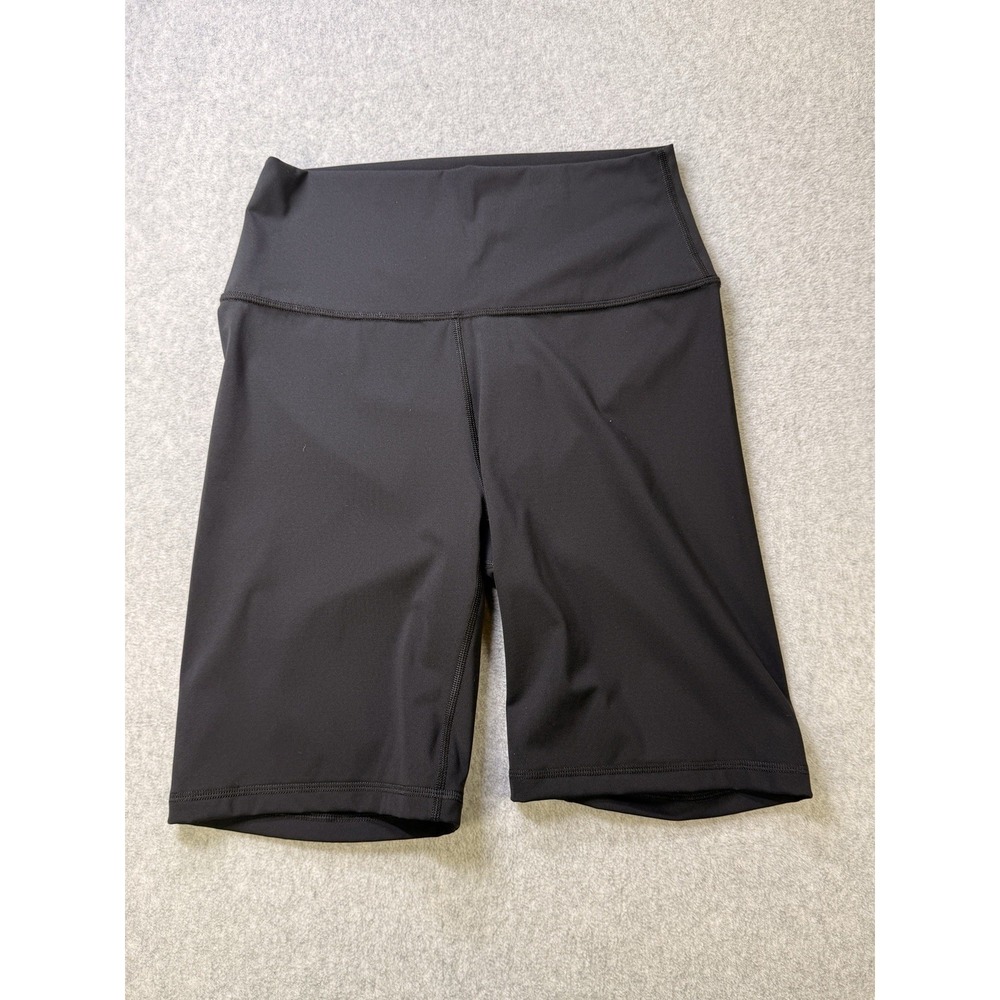CRZ Yoga Black High Rise Biker Shorts Women's M 8" Inseam